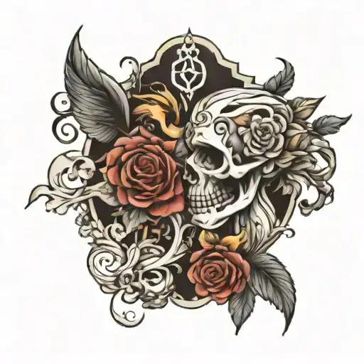 soulmate tattoo design idea