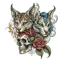 soulmate tattoo design idea