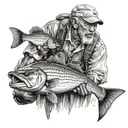 Fisher man  tattoo design idea