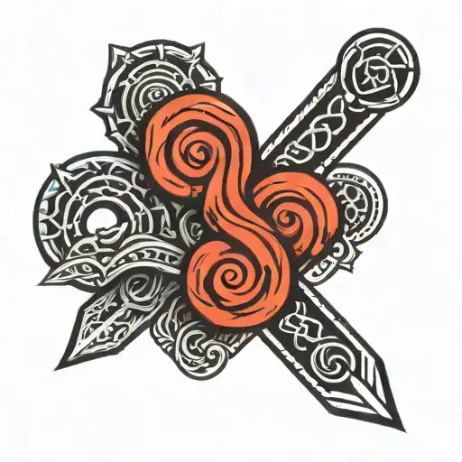 bdsm symbol made tattoo design idea