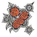 bdsm symbol made tattoo design idea