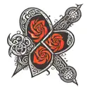 bdsm symbol made tattoo design idea