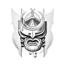 god hephaestus in the forge tattoo design idea