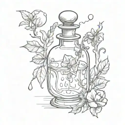 Magic Potion Tattoos colour tattoo tattoo design idea