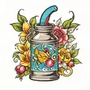 Magic Potion Tattoos colour tattoo tattoo design idea