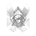 Libra and  vulture tattoo design idea