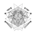 Libra and  vulture tattoo design idea