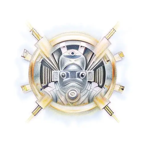 a welder welding  tattoo design idea