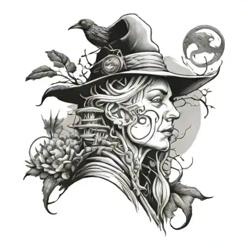 Wanderer tattoo design idea
