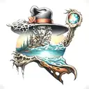 Wanderer tattoo design idea