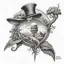 Wanderer tattoo design idea