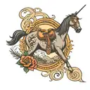 Christian gospel country Ranch music themed tattoo design featuring  tattoo design idea
