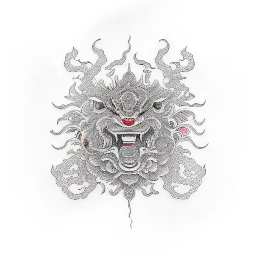 Rana giapponese  tattoo design idea