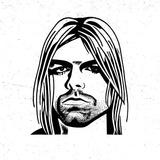 kurt cobain tattoo design idea