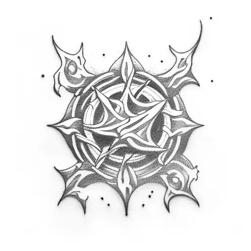 black clover tattoo design idea