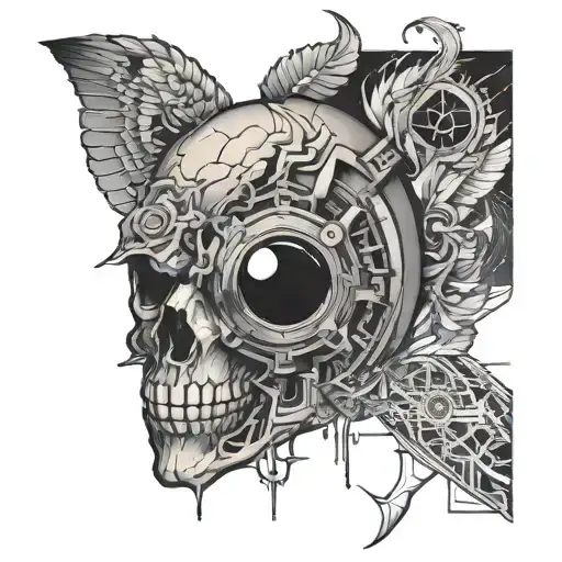 crypto tattoo design idea