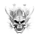Hades  god of the underworld  tattoo design idea