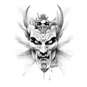 Hades  god of the underworld  tattoo design idea