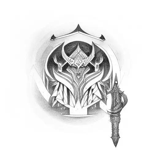 Narsil sword  tattoo design idea