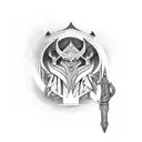 Narsil sword  tattoo design idea