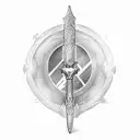 Narsil sword  tattoo design idea