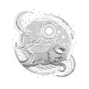 Sun and Moon tattoo design idea