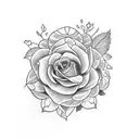 corvos com flores  tattoo design idea