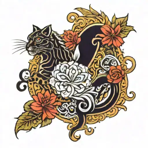 persian empire tattoo design idea