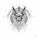Anubis tattoo design idea