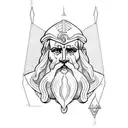 Zeus tattoo design idea