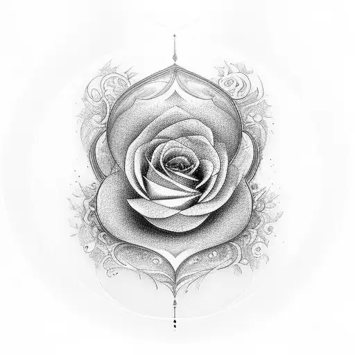 Timeless Hourglass: An hourglass tattoo with a unique twist, incorporating elements like flowing petals or intricate det tattoo design idea