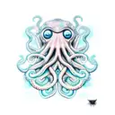 octopuswith 666 in his tentacles tattoo design idea