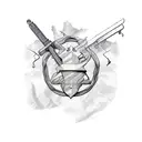 kentucky state outline tattoo design idea