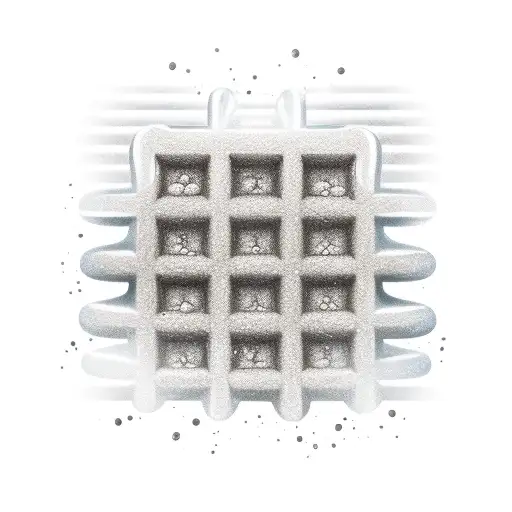 waffle tattoo design idea