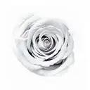 single line rose tattoo design idea