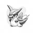 pokemons lugia tattoo design idea