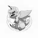 pokemons lugia tattoo design idea