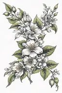 birth month flowers bouquet for july birth flower tattoo design idea