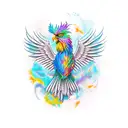 pride phoenix campbell tattoo design idea