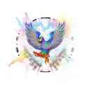 pride phoenix campbell tattoo design idea