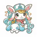 cinnamoroll tattoo design idea