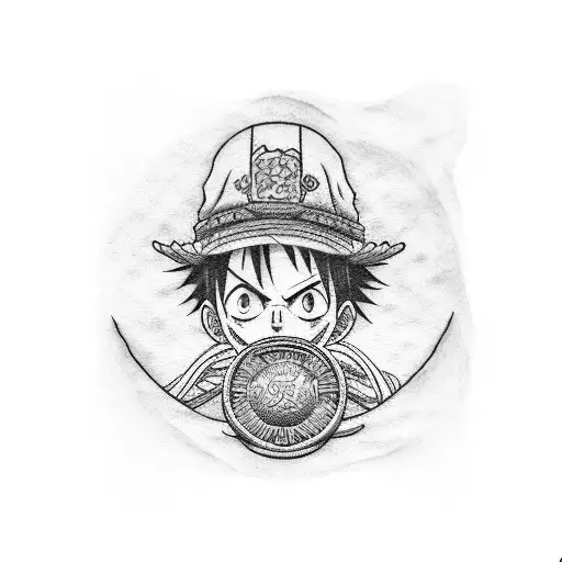 luffy  tattoo design idea