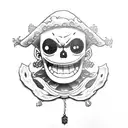 luffy  tattoo design idea