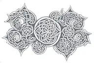 Celtic pattern on the forearm tattoo design idea