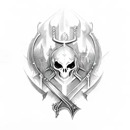 gothic Sword tattoo design idea