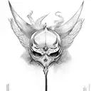 gothic Sword tattoo design idea