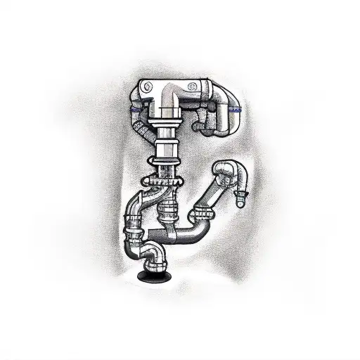 plumber tattoo design idea