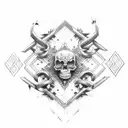 veni vidi vice forearm tattoo design idea