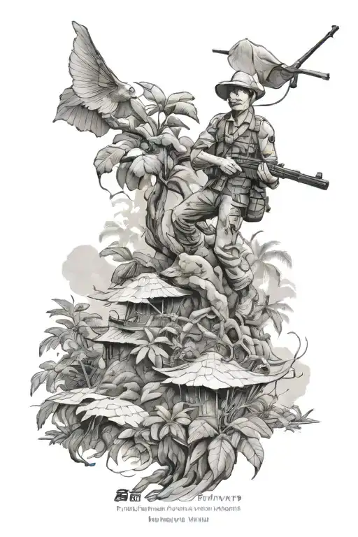 Vietnam tattoo design idea