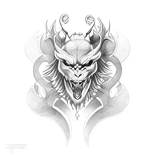 Norse web of fate tattoo design idea